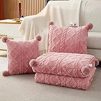Pillow Blanket, Travel Pillow and Blanket Set, Pillow Blanket 2 in 1